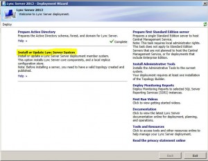 Lync 2013 Deploy Lync