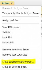 Lync 2013 Migrate User