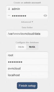 ownCloud Start